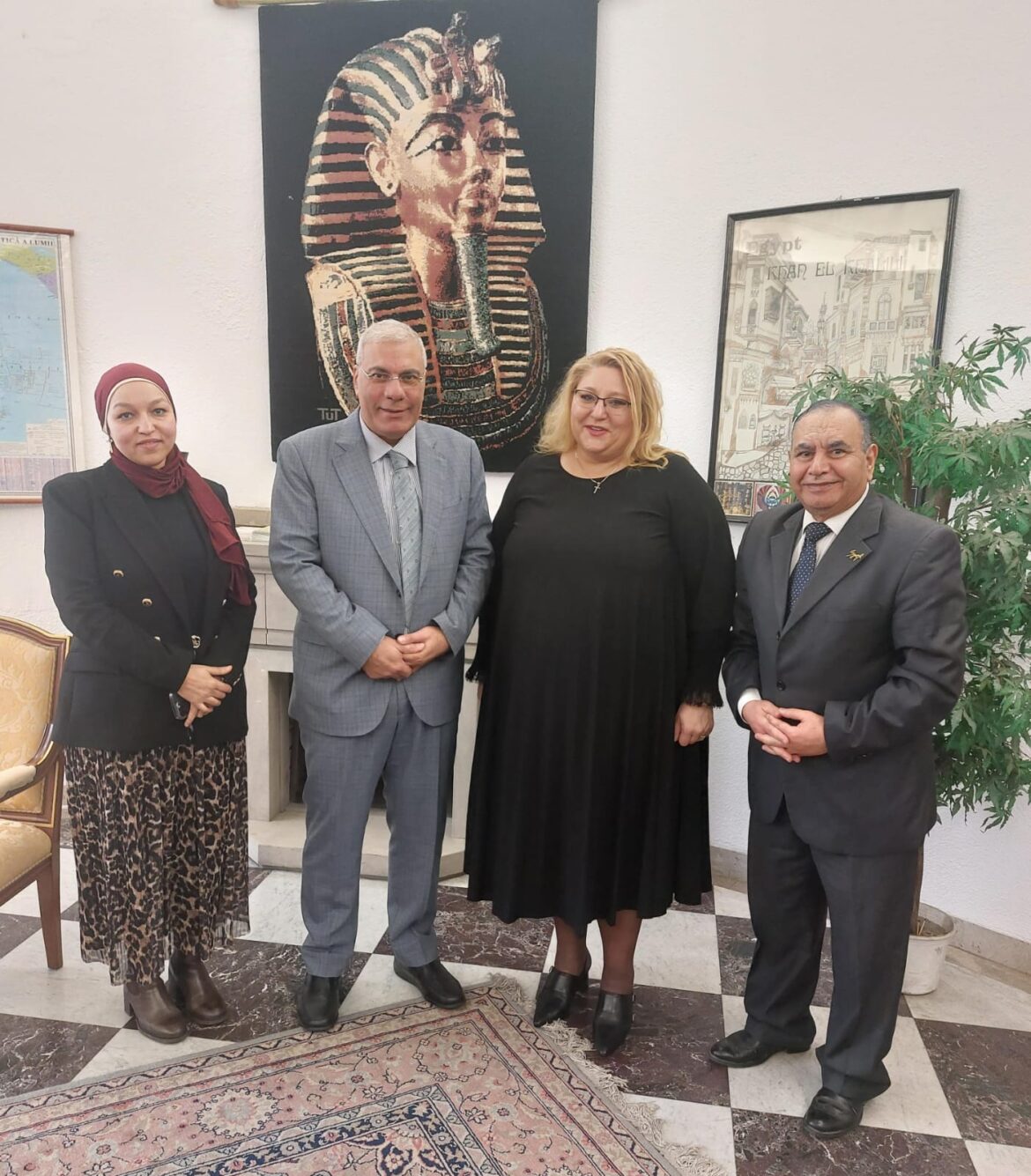 Întâlnire diplomatică cu Excelența Sa Ambasadorul Republicii Arabe Egipt în România