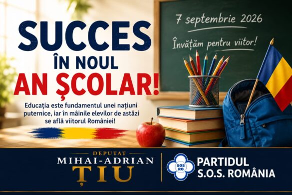 Deputat Mihai Țiu: Educaţia de astăzi, România de mâine