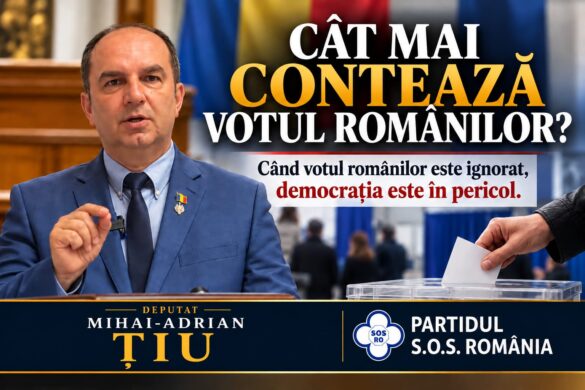 Deputat Mihai Țiu: Cât mai contează votul românilor?